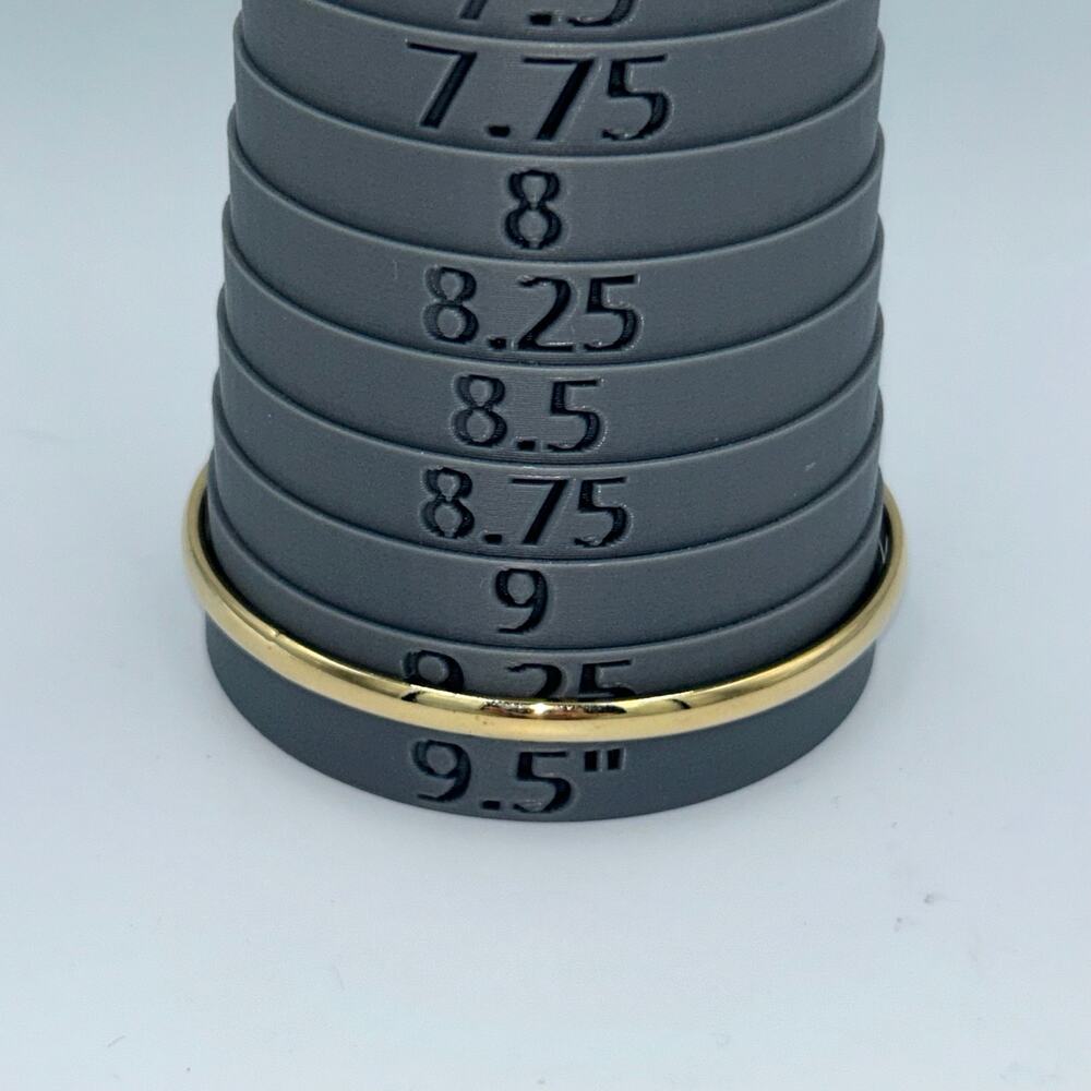 Goldtone Bangle Sz 9.25